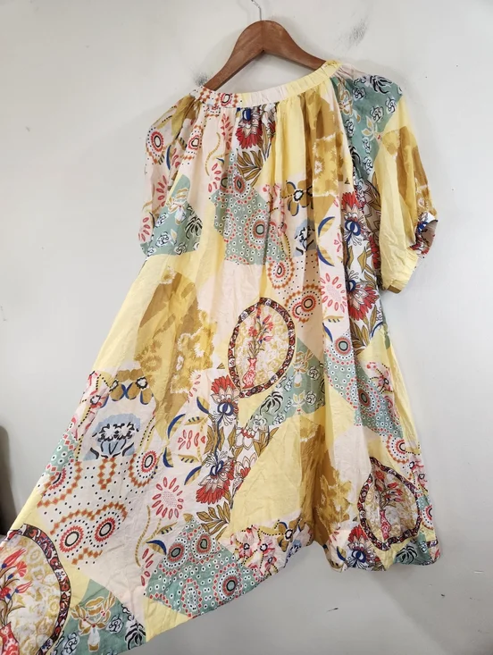 Gigio Patchwork Flowy Dress - Picture 6 of 9